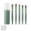 Juego de 5 brochas de maquillaje, práctico juego de enjuague de maquillaje, brocha para sombras nasales, brocha para rubor de maquillaje facial, venta al por mayor