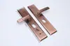 Cerradura para Puerta de Patio de Villa con Manija Platino de Doble Puerta Accesorios Manija de Hierro Aluminio Manija Multifuncional