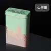 Estojo de Cigarro de Metal Camuflado à Prova de Umidade para Exterior Caixa Metálica de Armazenamento de Tabaco Justa Porta-Cigarros Portátil Caixa de Ferro Compra no Atacado