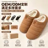 Pantuflas de algodón cálidas para interior, nuevo estilo otoño e invierno, transfronterizas, unisex y para parejas, antideslizantes y duraderas, para uso en interiores, calidad de exportación