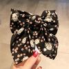 Nuevo estilo simple, elegante, fresco, lazo floral, accesorio para el cabello, horquilla, clip de pico de pato, clip superior, tocado, horquilla para mujer