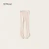 Roupa Infantil Bangxuan Primavera e Verão Calças Compridas para Meninas, Leggings para Bebês Meninas, Meias Infantis Respiráveis de Malha, Meias-Calças Lisas para Meninas