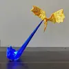 Producto Nuevo Transfronterizo Dragón con Llama Impreso en 3D Rincón de Libros Decoración para Estantería Adorno