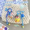 Serie de Pingüinos Felices Lindos de Dibujos Animados Pingüino Pequeño Juguete de Peluche Llavero Colgante Creativo para Bolsa Llavero de Coche