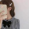 Pinza para el cabello de metal plateado con forma de onda, estilo retro coreano de alta gama, accesorios para el cabello, clip para flequillo, pinza lateral de estilo frío