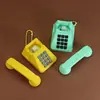Teléfono Retro Clicker Impreso en 3D Botón de Alivio del Estrés Colgante Juguete Fidget Creativo Nostálgico Regalo Pequeño