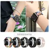 Adecuado para Apple Watch11 Correa Tejida de Nylon Modelo Privado Correa con Hebilla Deslizante Doble Magnética Apple S78910