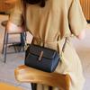 Bolso de mujer de piel auténtica, clásico, combinable, moderno, minibolso de hombro ligero, de piel de vaca de primera capa.