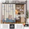 Cortinas de cama, cortinas para mesa de dormitorio y cerramiento de cama, cortinas de dormitorio, cortinas para cama de estudiante, cortinas opacas para litera inferior y mesa de litera superior