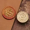 Série de Carimbos de Selo de Cera com Padrões Estilo Chinês e Europeu, Selos de Cera Vintage, Cabeças de Cobre para Selo de Cera, Selos para Envelopes, Cabeças de Carimbo de Latão Sólido