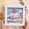 Enfeites de Pintura de Diamante, Adesivos de Desenho Animado DIY Fofos Feitos à Mão, Porta-Retratos de Acrílico, Pinturas Decorativas, Decorações para Quarto e Sala de Estar no Atacado