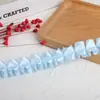 En stock 2.5cm multicolor poliéster plisado encaje arrugado cinta hecha a mano decoración DIY para ropa accesorios de material de encaje