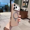 Funda magnética para teléfono con tacto de piel mate para iPhone 18 Pro Max Apple 17 Pro Cubierta de cobertura completa Protección contra caídas