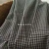 Algodón Cuadros Estilo Coreano Ins Cuadros Pequeños Tejido Teñido en Hilo Cuadros Básicos Tejido 100% Algodón Accesorios para Bolsas DIY