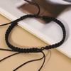 Pulsera de Hilo Rojo Nudo Plano Nudo de Diamante Semiacabada, Pulsera de Hilo Rojo Nudo Plano Hecha a Mano DIY para el Año de Nacimiento