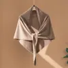 100% cashmere puro, cachecol listrado branco vintage, quente e resistente ao frio para outono e inverno, unissex, aquecedor de pescoço versátil, cachecol de comprimento médio