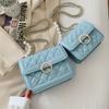 Xinkeduo 2023 outono bolsa quadrada pequena moderna bolsa de corrente losango pérola bolsa feminina bolsa de ombro bolsa transversal moda ins