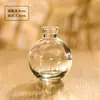 Vaso Pequeno Ornamento de Vidro Transparente com Relevo Vintage, Arranjo de Flores Estilo Ins Levemente Luxuoso da Moda para Sala de Estar, Decoração de Mesa de Jantar