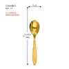 Cuchara de Acero Inoxidable Cuchara para Condimentos Nido de Pájaro Cuchara Pequeña Hotel Restaurante Occidental Cuchara para Café Miel Cereal Cuchara para Remover Cuchara para Té