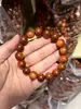Pulseira Taihang Chen Hua Ya Bai 2.0 óleo vermelho círculo único horizontal contas transparentes alto teor de óleo 108 contas antigas atacado