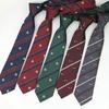 Estilo Universitario Japonés JK Corbata Rayada Pajarita Masculina Flor de Cuello Femenina Uniforme Uniforme Escolar Camisa Femenina Manos Golpean Libre DK