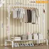 Perchero vertical de pie para ropa perchero colgante para ropa de dormitorio móvil con ruedas hogar sala de estar influencer perchero de secado de lujo ligero