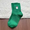 Calcetines Rojos para Mujer, Calcetines de Media Pantorrilla para Otoño e Invierno Navidad, Absorbentes de Sudor, Antiolor, Bordado de Dibujos Animados, Estilo a Juego para Parejas, Calcetines Cálidos de Algodón al por Mayor