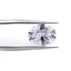 2X3~13X18Mm 3A5A Forma de Huevo Circonita Blanca Piedra Suelta Fabricante Punto Mayorista Piedra Preciosa Artificial Wuzhou