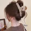 Pinza para el Cabello de Felpa de Gama Alta para Otoño e Invierno Pinza Grande de Tiburón Pinza para el Cabello para Mujer Parte Posterior de la Cabeza 2025 Nueva Pinza Accesorios para el Cabello