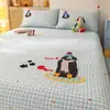 Toalla de Algodón Cachorro de Manzana Colcha Bordada Pieza Única Cartoon Colcha Acolchada de Algodón Puro Colchón Tatami Universal para Todas las Estaciones
