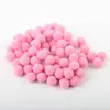 Alta Elasticidad 1.5CM 1000 Piezas por Paquete Macarrón Mezclado Colorido Bola Colorida Bola de Poliéster Colorida Ropa DIY Accesorios Hechos a Mano