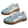 Zapatos de Entrenamiento Alemanes de Suela Plana para Mujer para Comercio Exterior, Nuevo Estilo Primavera 2026, Zapatos Casuales Versátiles Cómodos, Zapatos Deportivos Blancos Retro de Suela Suave