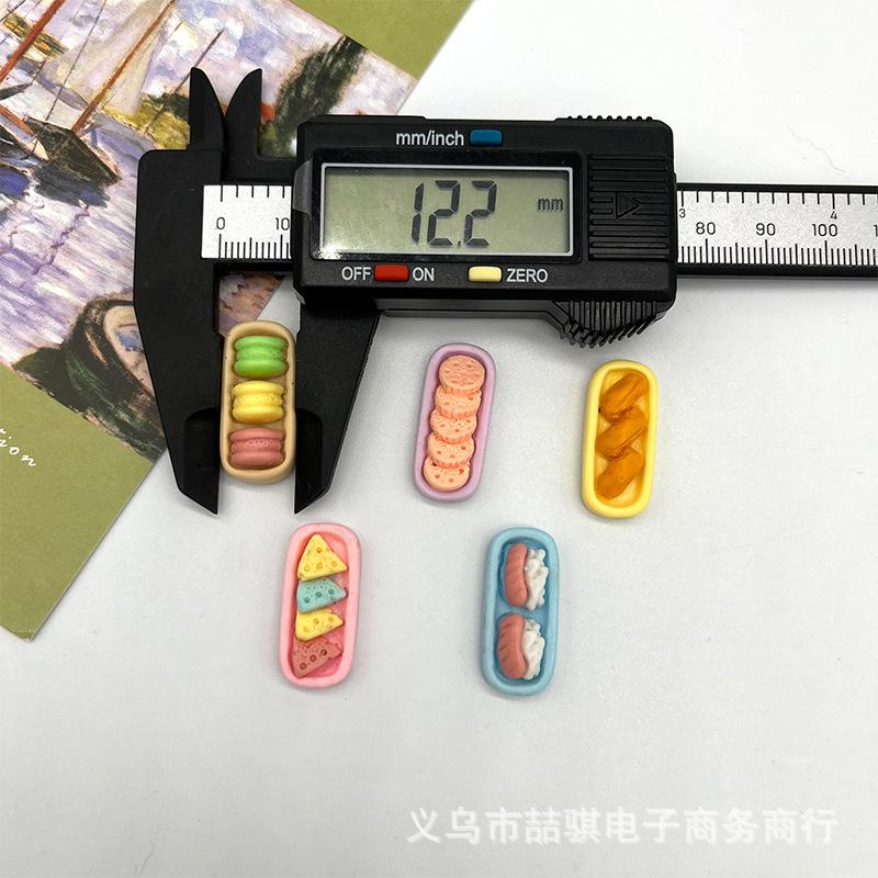 马卡龙藕片油条 手机壳挂件钥匙扣食玩 diy发卡