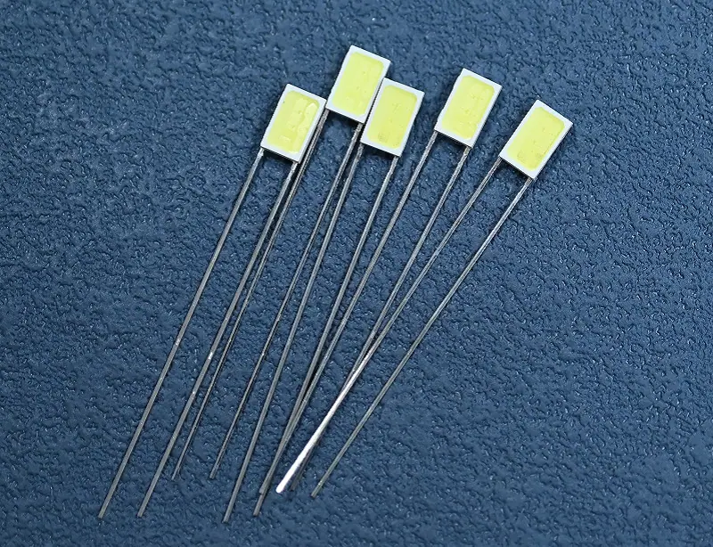 东莞排插电器开关无极双向导通白光白色led指示灯珠内置电阻110V-220V生产厂家