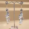 Nuevos Pendientes de Gancho Florales Dorados Minimalistas Estilo Chino, Pendientes de Moda, Únicos y Elegantes con un Toque de Nicho y Gama Alta para Mujer