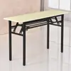 Mesa Plegable Rectangular Mesa de Entrenamiento Portátil Puesto Exterior Mesa de Manicura Mesa Larga de Conferencias Mesa de Comedor Sencilla Hogar