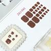 Zhengxiang Nuevas Pegatinas de Verano para Pies Pegatinas de Arte para Uñas Impermeables Color Puro Polvo de Cebolla Celebridad de Internet Pegatinas para Uñas Pegatinas de Arte para Uñas de los Pies Transfronterizo