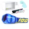 Set de Casco de Motocicleta Clásico en Stock, Gafas Todoterreno, Gafas de Exterior a Prueba de Viento, Gafas de Esquí UV, Gafas de Montar
