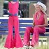 Novo Traje Cosplay Barbie para Meninas Conjunto de Performance de Palco Barbie para Meninas Emagrecedor Conjunto de Três Peças
