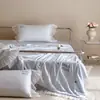 Estilo Princesa Francesa 60 Hilos Tencel Lenzing Estampado Digitalmente y Bordado Lavable a Máquina Encaje Colcha Individual/Doble para Dormir Desnudo
