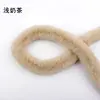 Faixa de Chapéu de Pelo de Coelho Rex Sintético Terno Tang Gola de Pele Dinastia Han Abertura Decorativa na Gola Plaquete Borda Crua Decorativa no Punho do Sapato Capa Tira de Pelo Falso