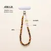 Chaveiro de Pedra de Cristal Natural Runya, Pingente de Celular Anti-Perda, Cordão Chaveiro Desmagnetizador de Cascalho Atacado