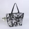 Bolsa tejida portátil de polipropileno, personalizada, recubierta de película, para compras, regalo, impresión a color, protección del medio ambiente, bolsa publicitaria, logotipo personalizado.