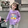 Camisetas de algodón puro para otoño para niños, camisetas básicas de moda, ropa nueva de otoño 2026 para primavera y otoño, camisetas elegantes para bebés niñas