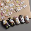 Pegatinas Nuevas para Uñas de Halloween Transfronterizas Dibujos Animados Fantasma Lindo Araña Linterna de Calabaza Pegatinas Adhesivas para Arte de Uñas 3D
