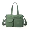 Bolsa Tote Grande de Nylon Portátil Resistente al Agua con Múltiples Bolsillos para Uso al Aire Libre, Nueva Bolsa de Hombro Cruzada de Nylon para Viajes Diarios, Bolsa de Mamá