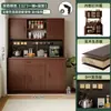 Mueble de té para sala de estar, aparador independiente multicapa para uso doméstico, estante de almacenamiento integrado montado en la pared, estante multifuncional para rincón de café