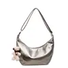 Bolso Femenino de Moda con Acabado de Alta Gama, Bolso de Hombro para Viajes Diarios, Nuevo Modelo 2026, Bolso Cruzado Versátil de Gran Capacidad con Pliegues