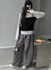 Traje para Niñas Estilo Primavera/Otoño 2026 Nuevo Infantil Súper Elegante Moderno Niña Grande Falso Dos Piezas Capa Base Conjunto de Dos Piezas