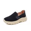 Zapatos de Mujer de Talla Grande Transfronterizos 2024 Primavera y Otoño Zapatos Torre de Cuero Zapatos sin Cordones para Mujer Zapatos de Mamá Amazon AliExpress